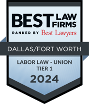 Logo for Tanner & Associates, P.C., Best Lawyers recognition as Tier One in Labor Law, Union, by U.S. News